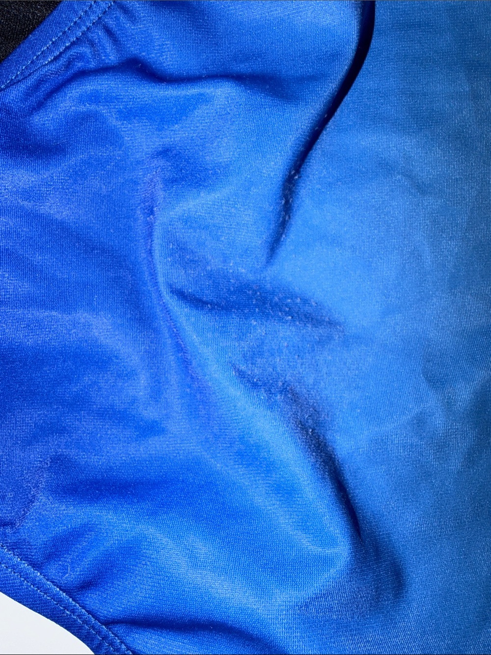 Jolyn Clothing Ombre Aqua to Royal Blue One-Piece Swimsuit - Size 28 - Picture 5 of 7